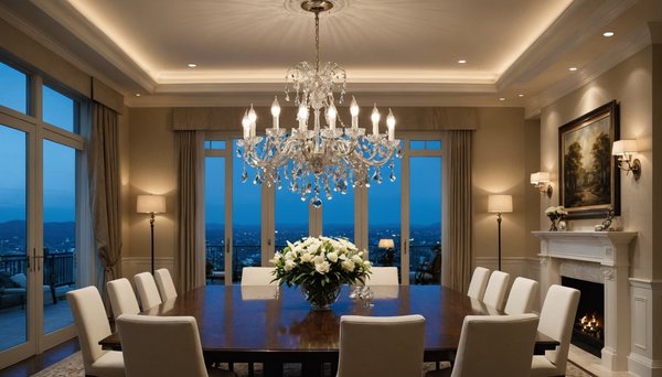 Transformez votre intérieur avec des luminaires en cristal élégants